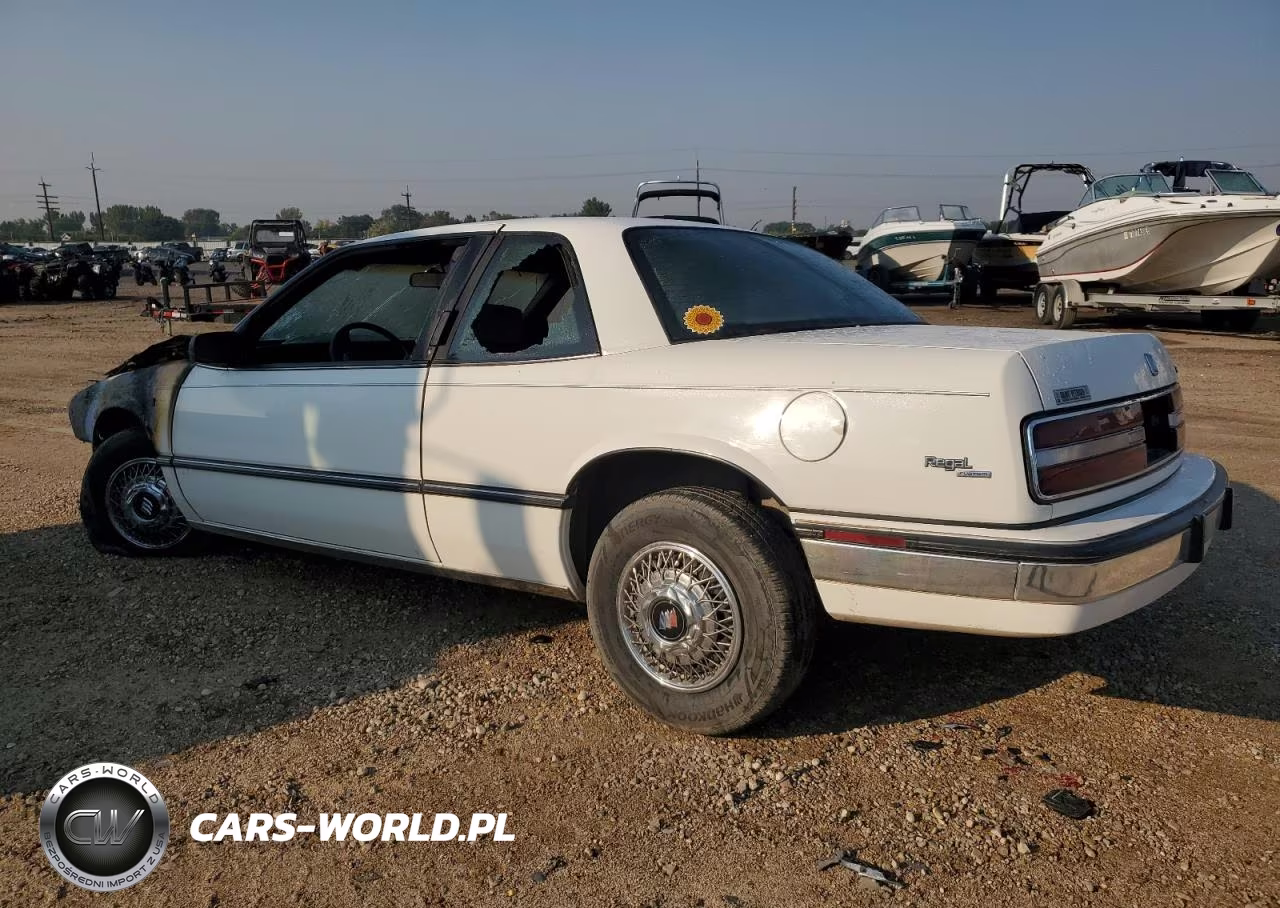 1989 Buick Regal Custom VIN:2G4WB14T2K1481242 - 2