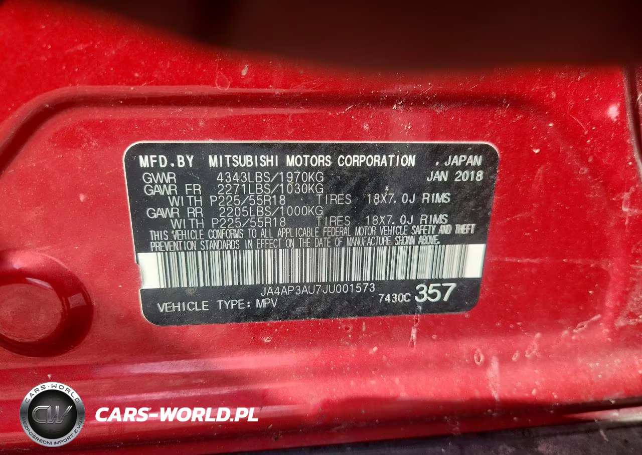2018 Mitsubishi Outlander Sport Es VIN:JA4AP3AU7JU001573 - 13