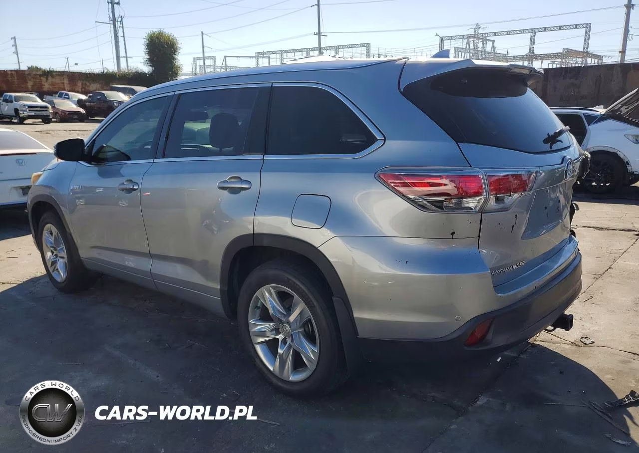 2014 Toyota Highlander Hybrid Limited VIN:5TDDCRFH2ES005196 - 2