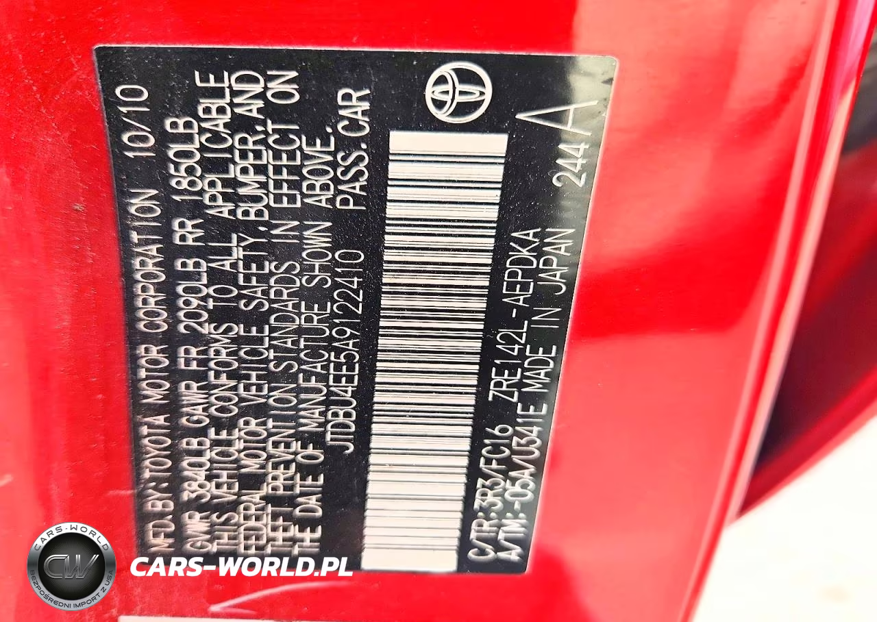 2010 Toyota Corolla Le VIN:JTDBU4EE5A9122410 - 12