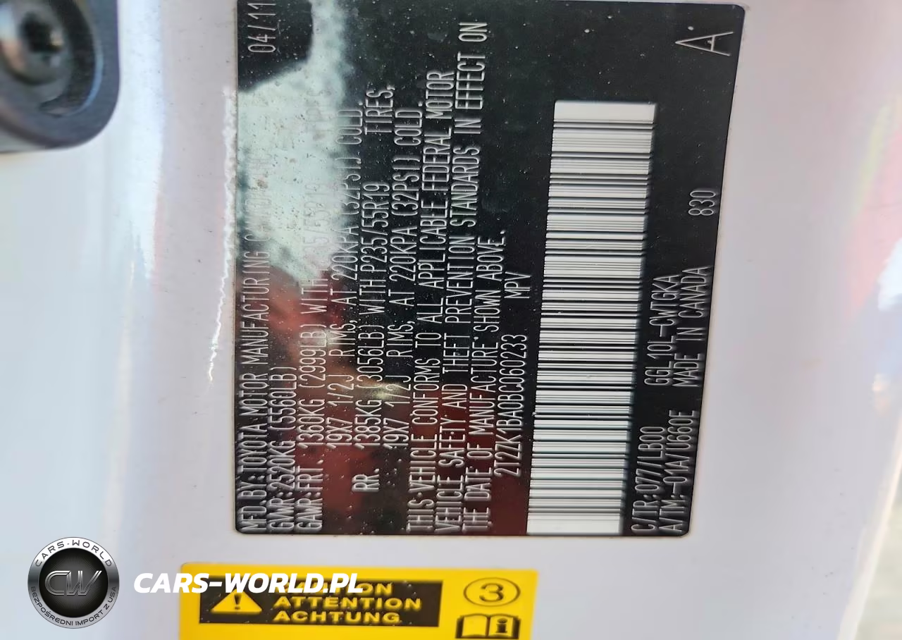 2011 Lexus Rx 350 VIN:2T2ZK1BA0BC060233 - 12