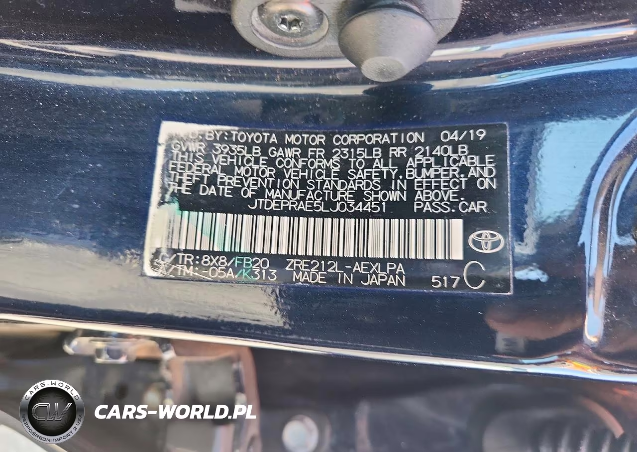 2020 Toyota Corolla Le VIN:JTDEPRAE5LJ034451 - 12