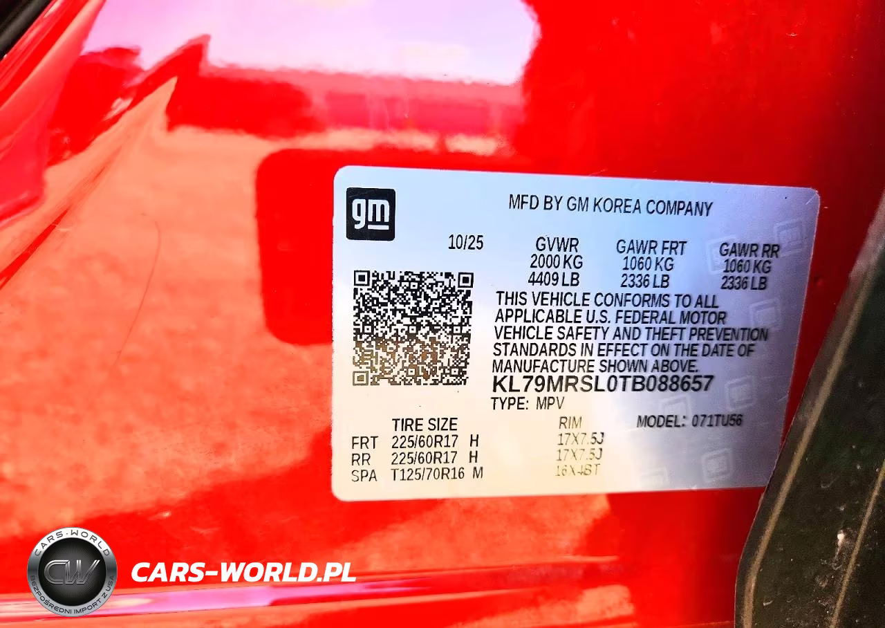 2026 Chevrolet Trailblazer Lt VIN:KL79MRSL0TB088657 - 12