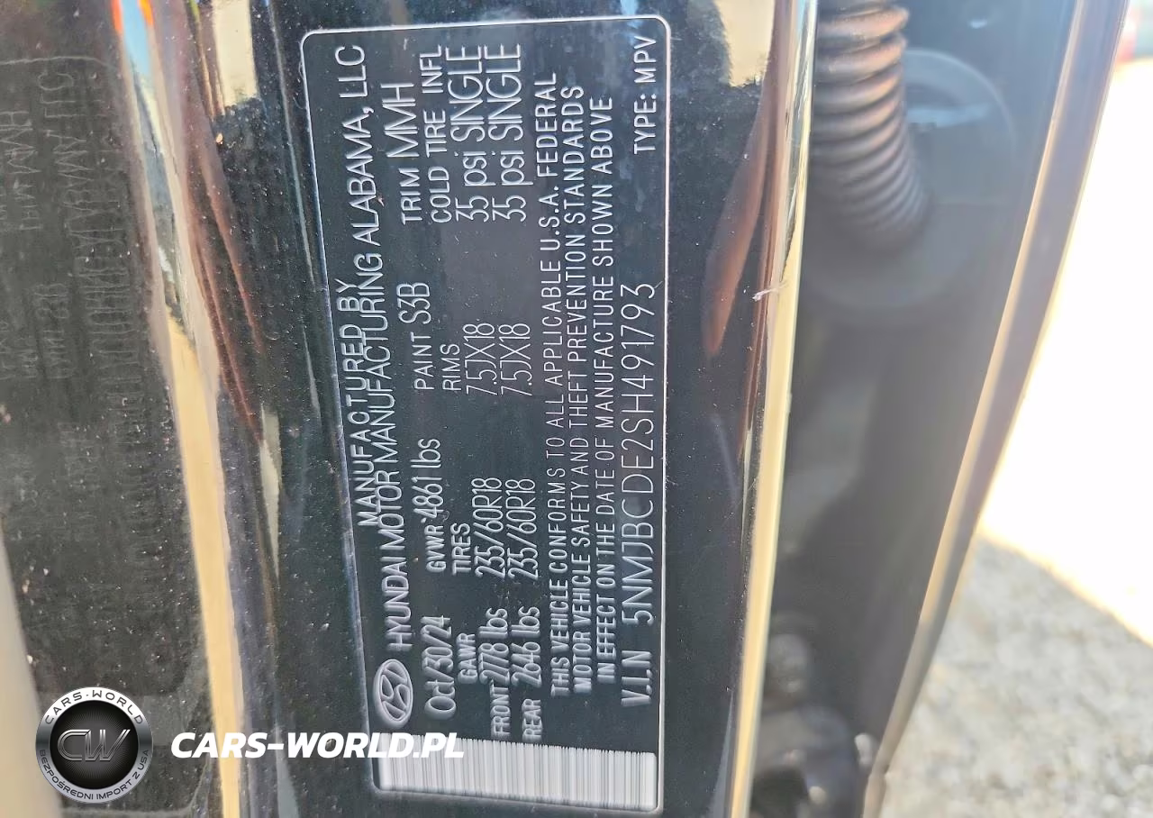 2025 Hyundai Tucson Sel VIN:5NMJBCDE2SH491793 - 13