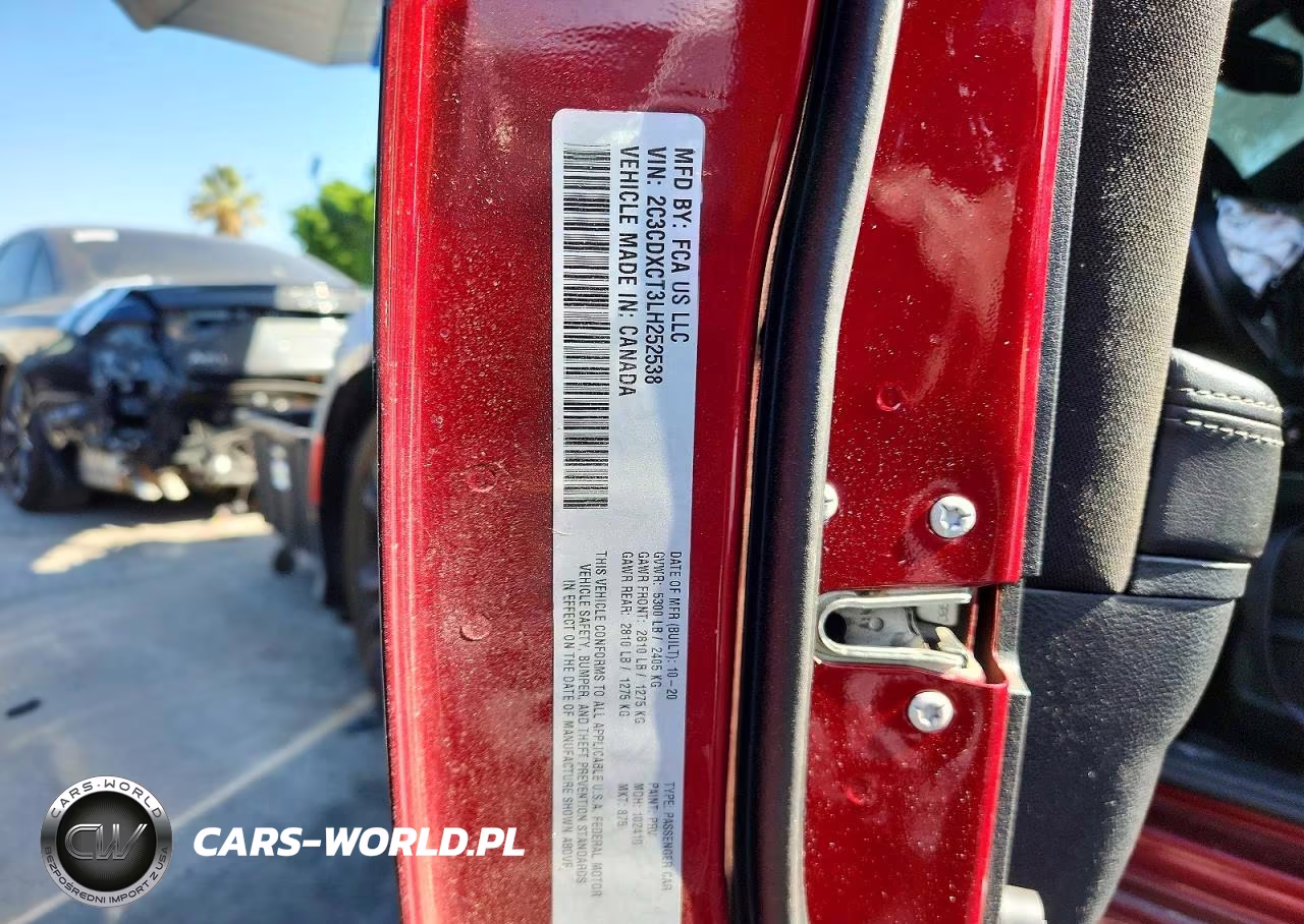 2020 Dodge Charger R-T VIN:2C3CDXCT3LH252538 - 13