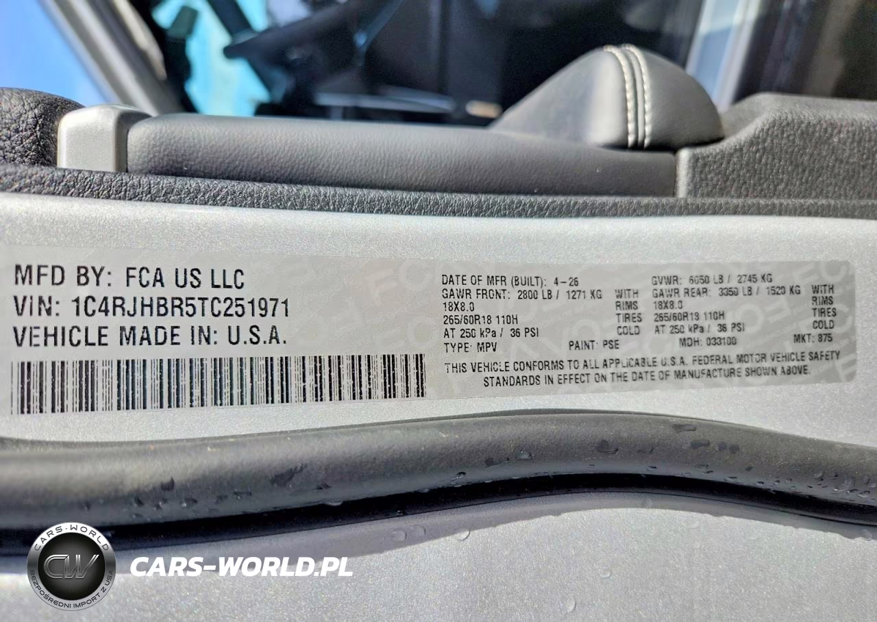 2026 Jeep Grand Cherokee Limited VIN:1C4RJHBR5TC251971 - 13