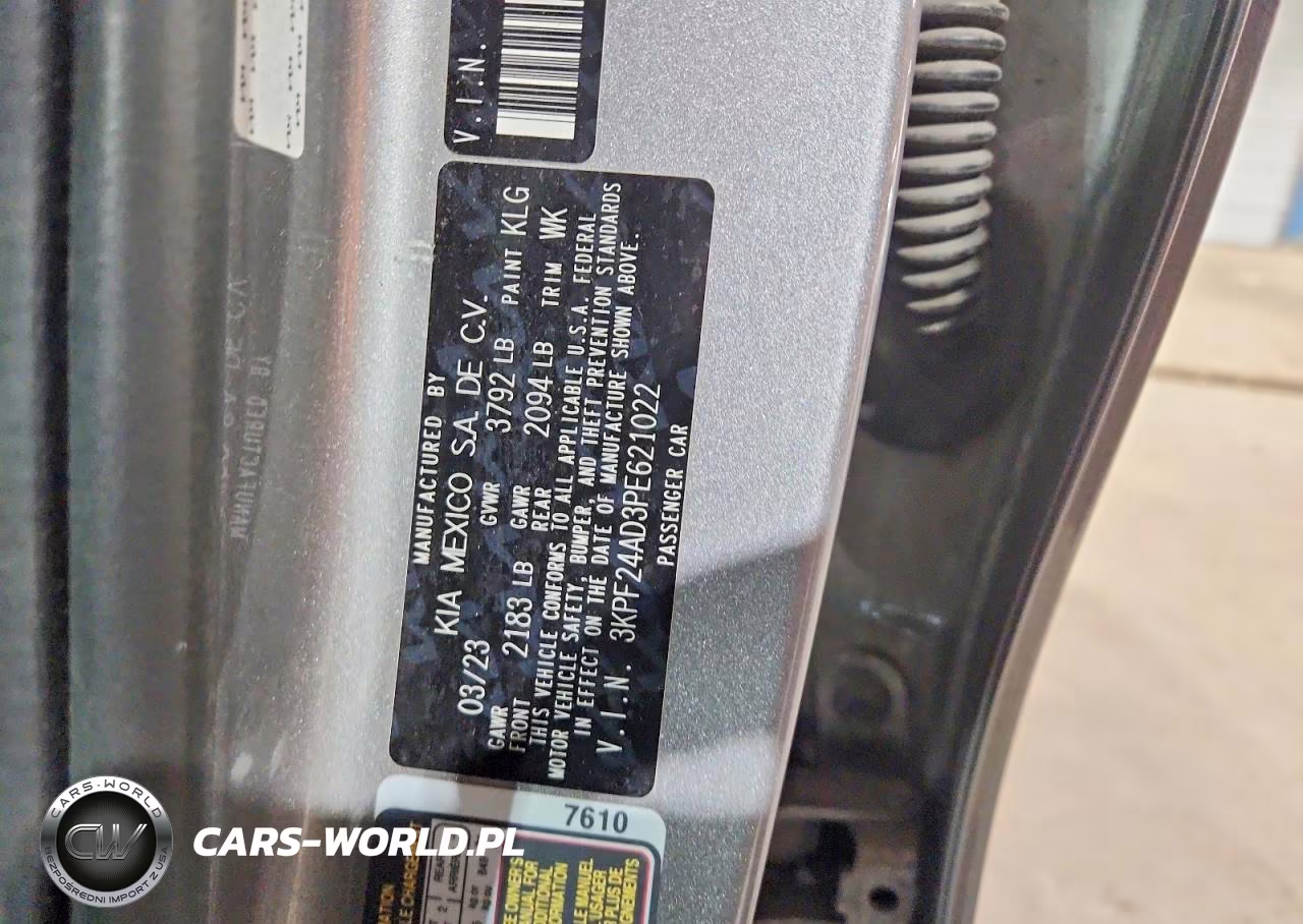 2023 Kia Forte Lxs VIN:3KPF24AD3PE621022 - 12