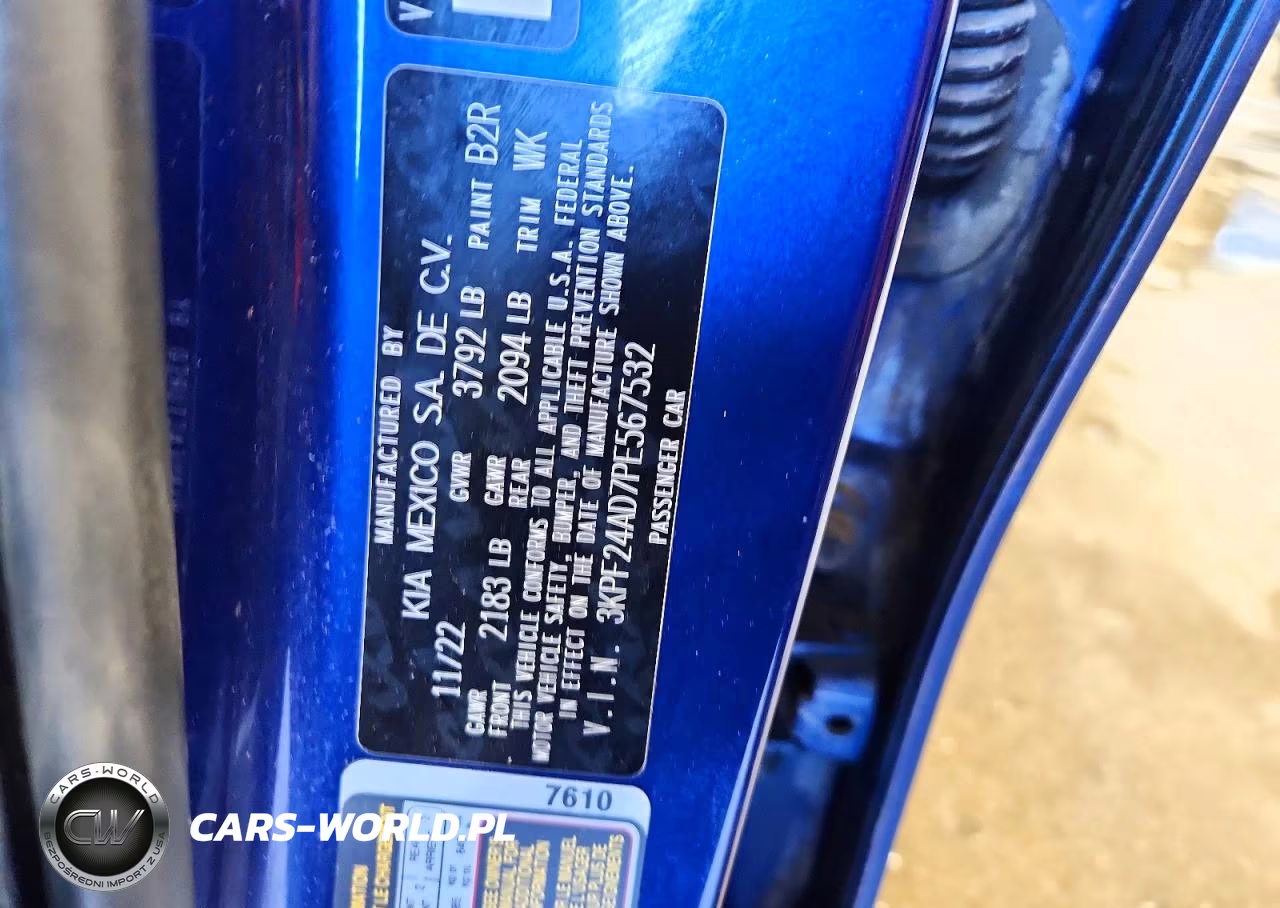 2023 Kia Forte Lxs VIN:3KPF24AD7PE567532 - 12