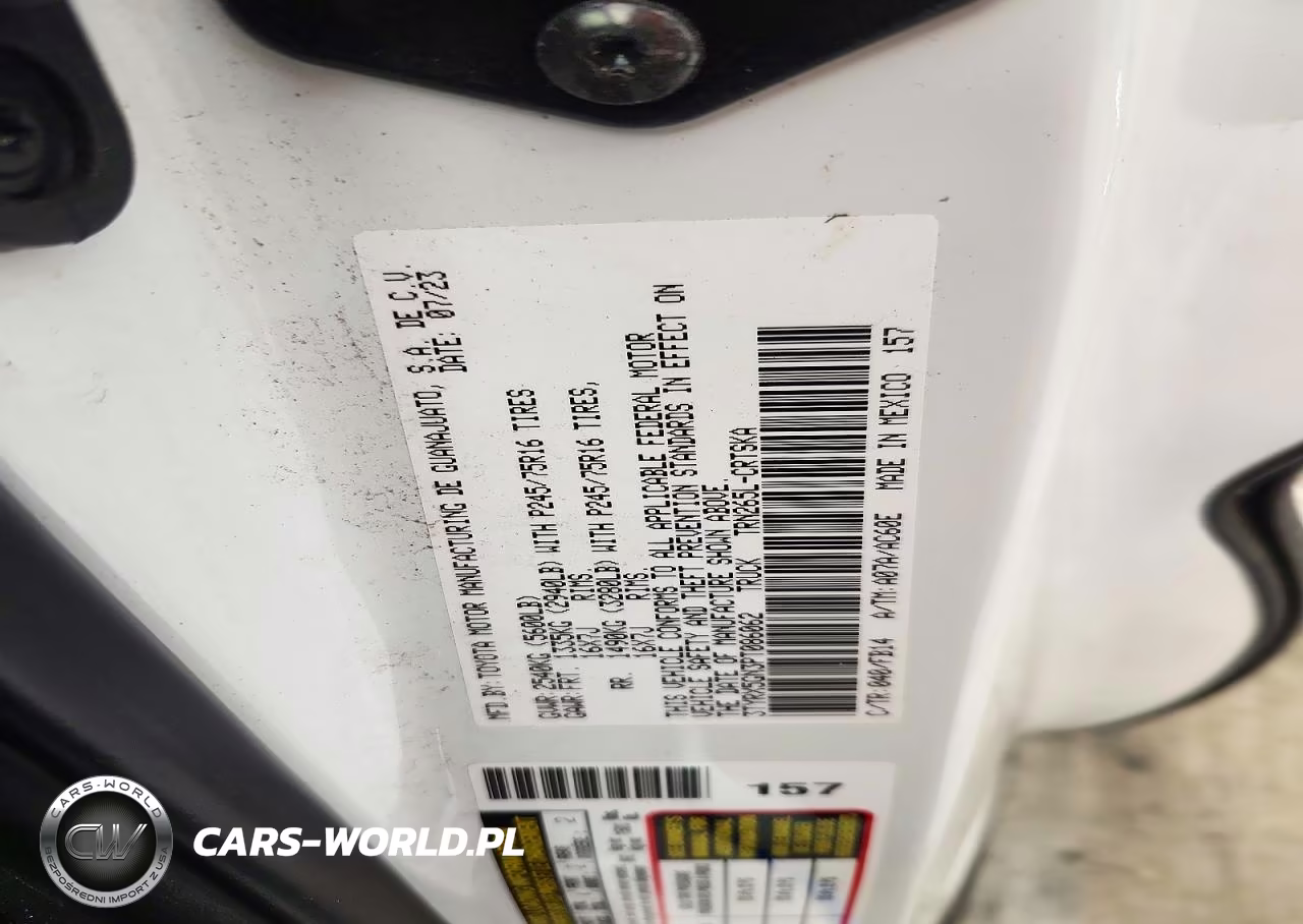 2023 Toyota Tacoma Sr VIN:3TYRX5GN3PT086062 - 13