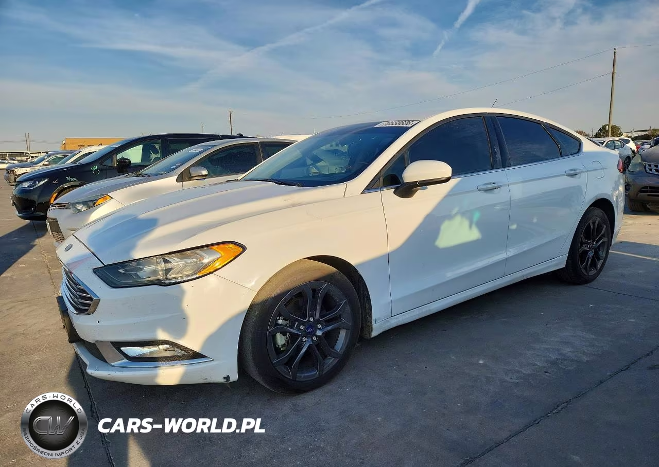 2018 Ford Fusion Se VIN:3FA6P0HD9JR127303 - 1