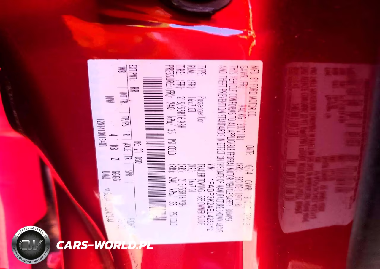 2014 Ford Focus Se VIN:1FADP3K24EL425312 - 12