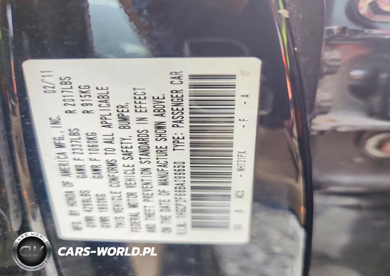 2011 Honda Accord Se VIN:1HGCP2F66BA099650 - 12