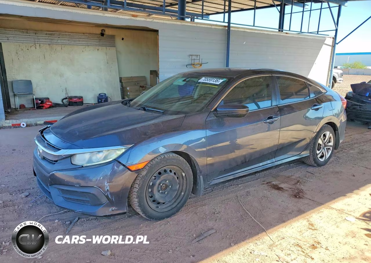 2016 Honda Civic Lx VIN:19XFC2F58GE011345 - 1