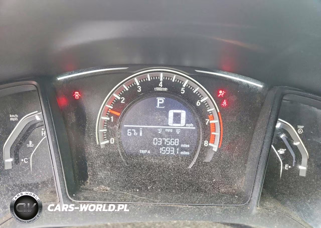 2016 Honda Civic Lx VIN:19XFC2F52GE228020 - 9
