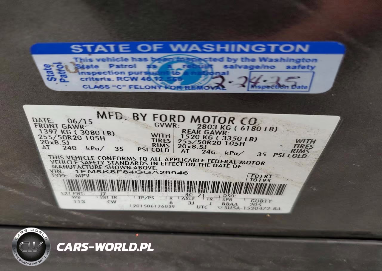 2016 Ford Explorer 4Wd VIN:1FM5K8F84GGA29946 - 13