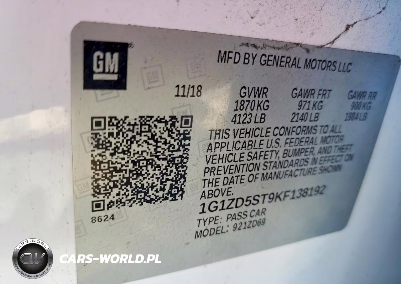 2019 Chevrolet Malibu Lt VIN:1G1ZD5ST9KF138192 - 12