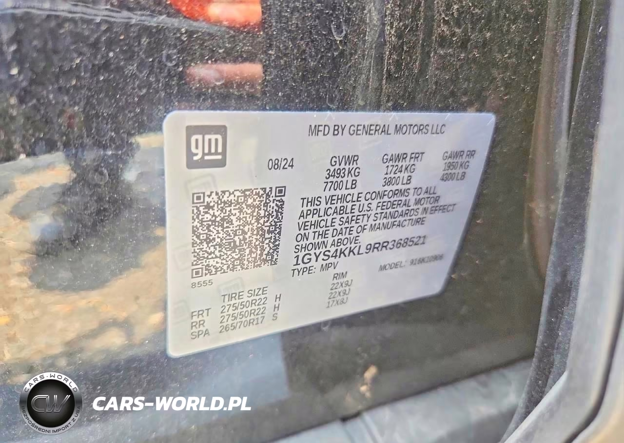 2024 Cadillac Escalade Esv Premium Luxury VIN:1GYS4KKL9RR368521 - 13