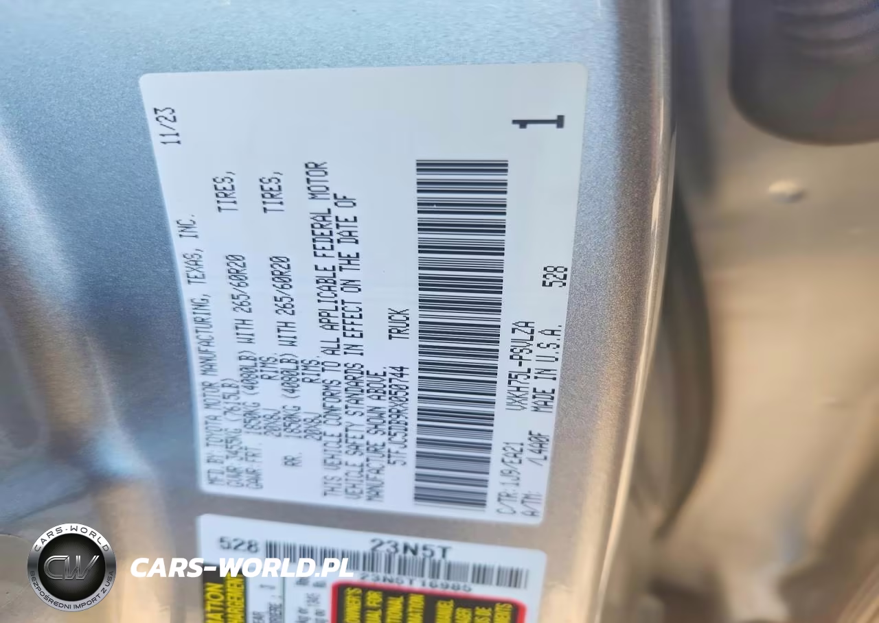 2024 Toyota Tundra Limited Hv VIN:5TFJC5DB9RX050744 - 12