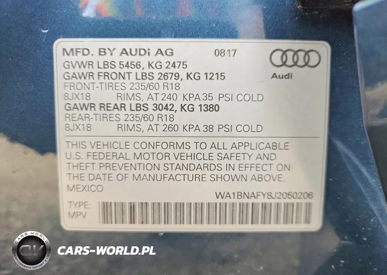 2018 Audi Q5 Premium Plus VIN:WA1BNAFY8J2050206 - 14