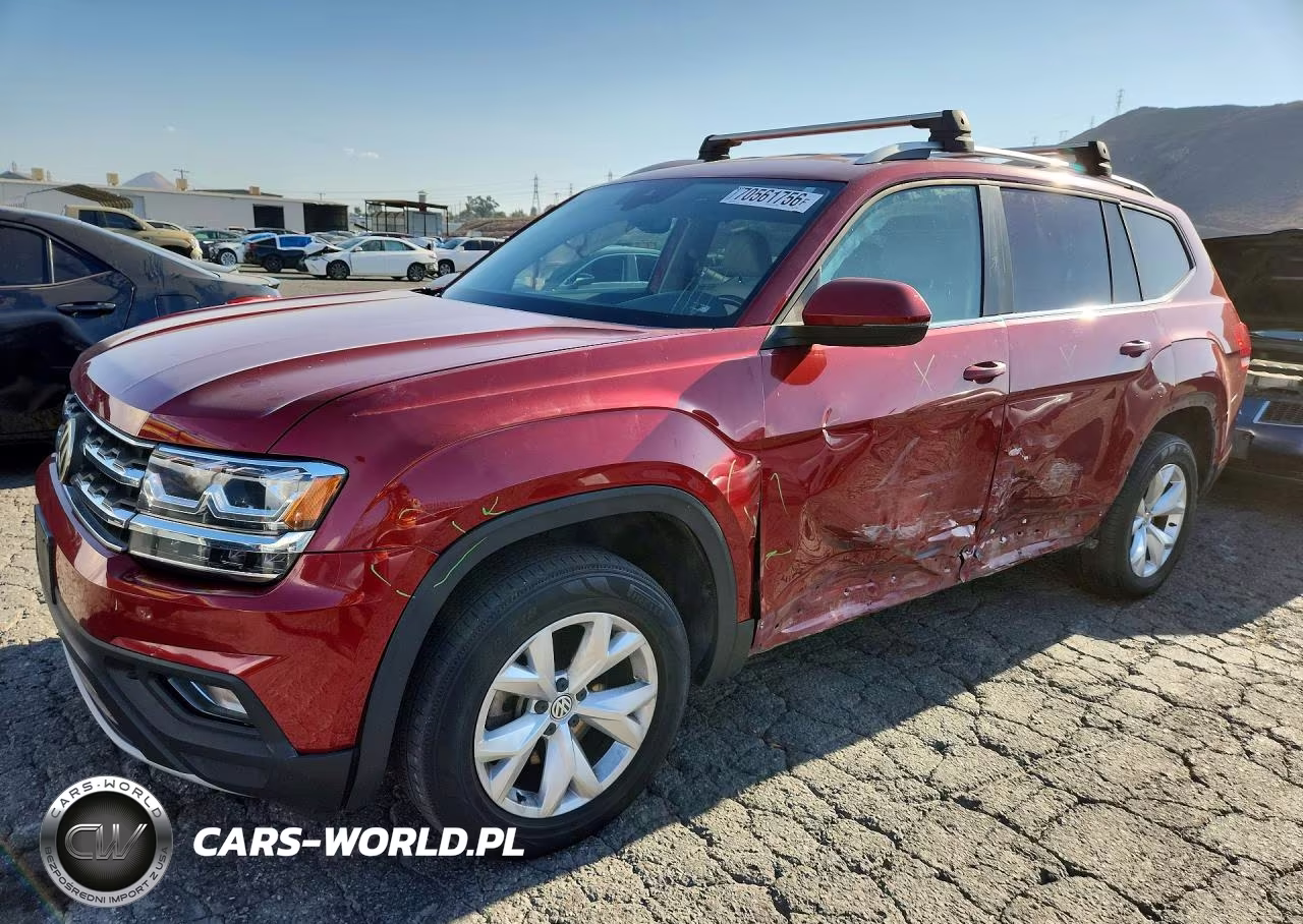 2018 Volkswagen Atlas Se VIN:1V2LR2CA5JC576393 - 1