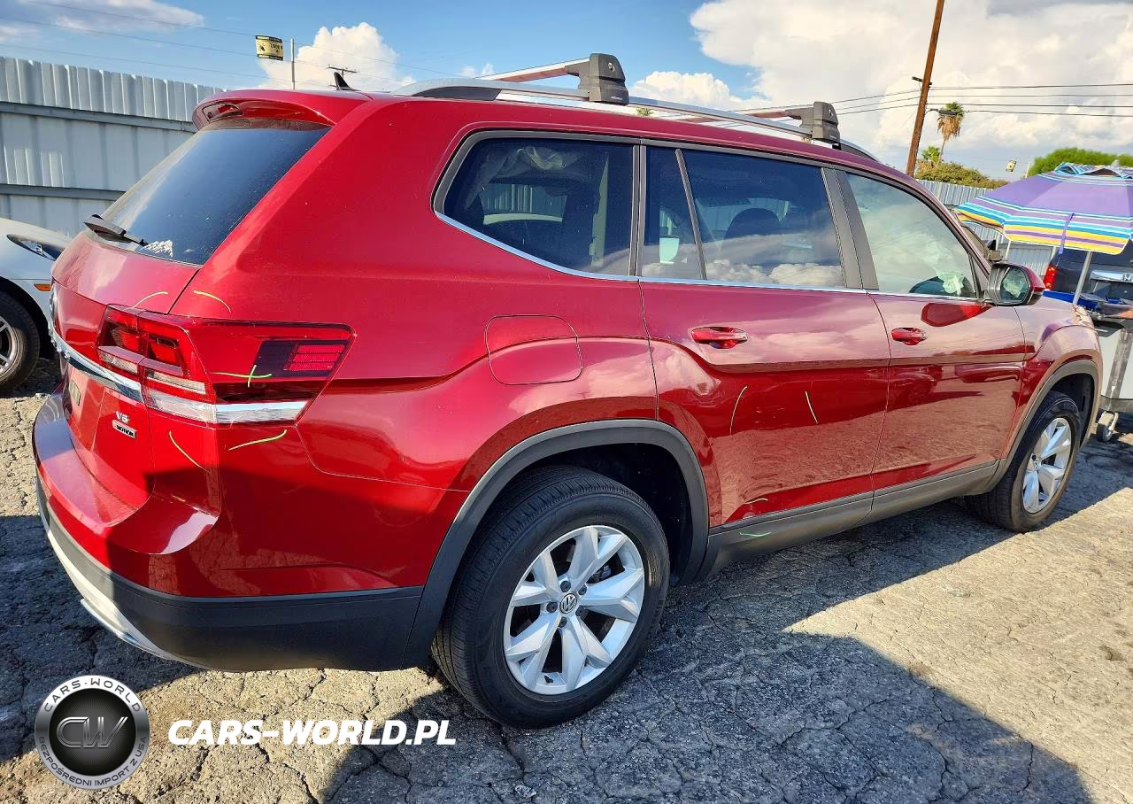 2018 Volkswagen Atlas Se VIN:1V2LR2CA5JC576393 - 3