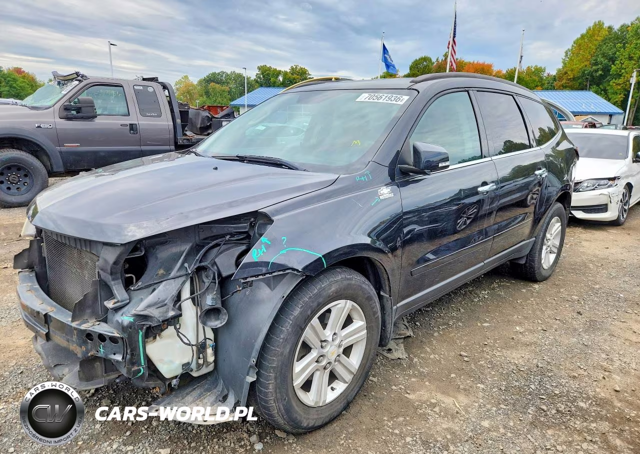 2013 Chevrolet Traverse Lt VIN:1GNKVJKD0DJ158880 - 1