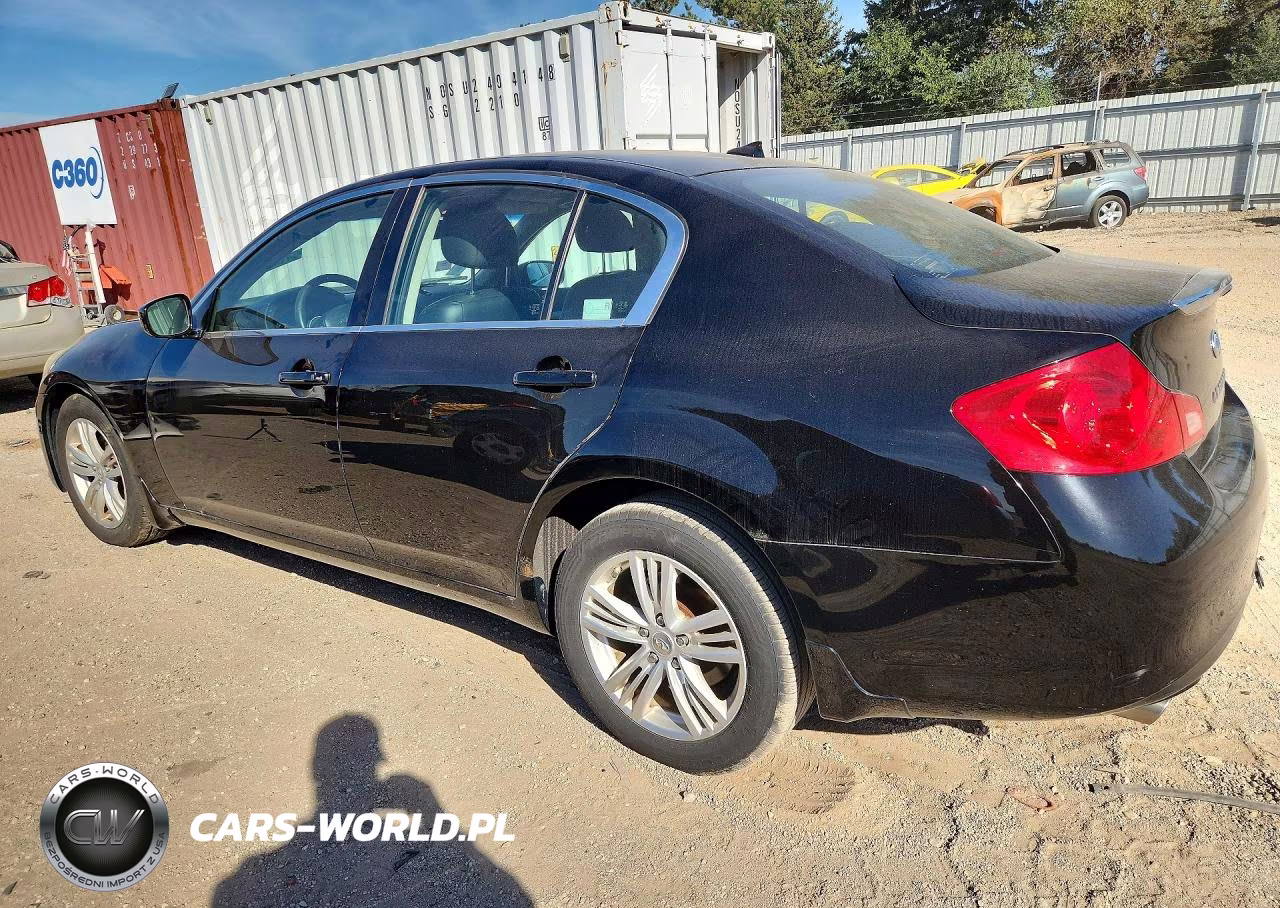 2011 Infiniti G25 Sedan X VIN:JN1DV6AR7BM650977 - 2