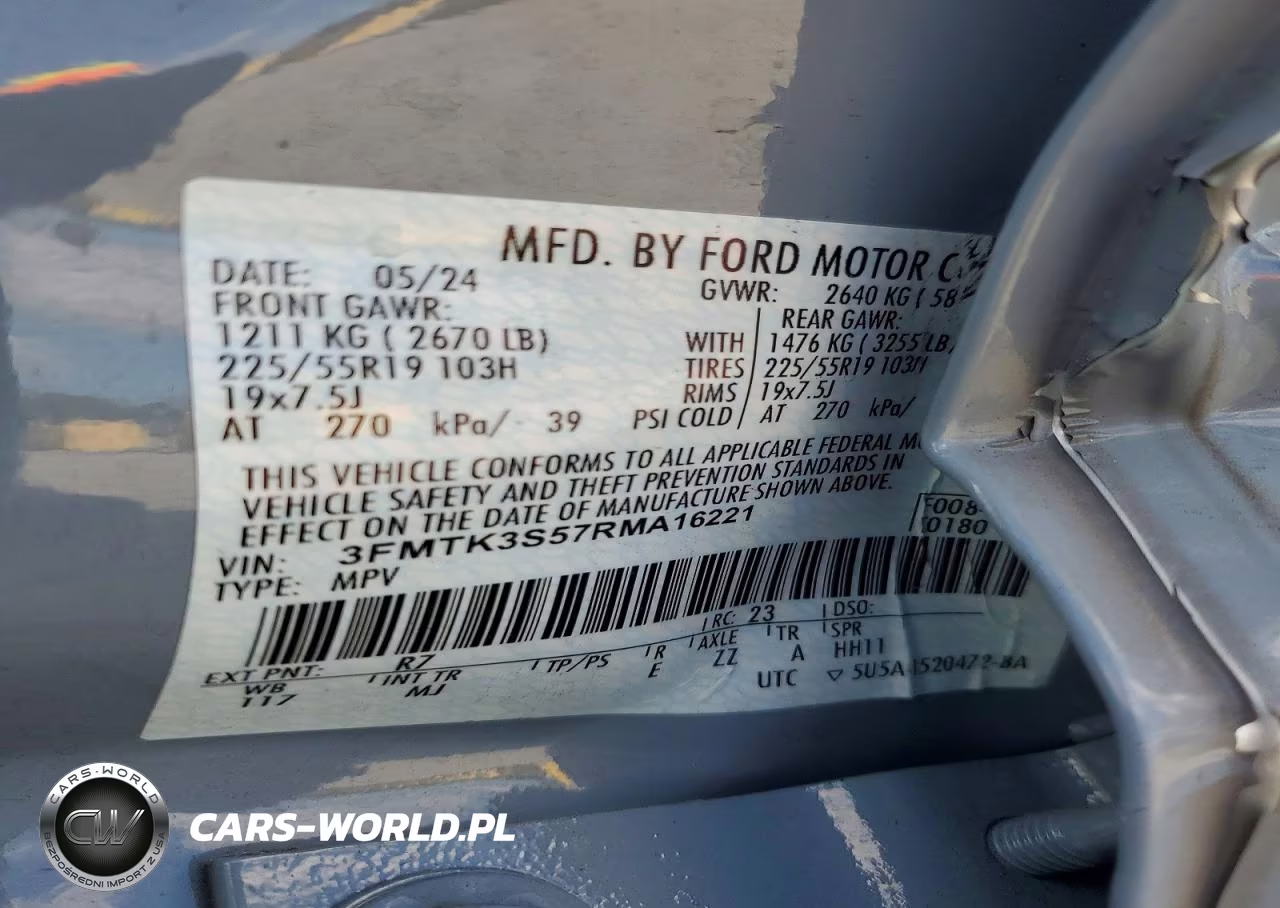 2024 Ford Mustang Mach-E Premium VIN:3FMTK3S57RMA16221 - 13