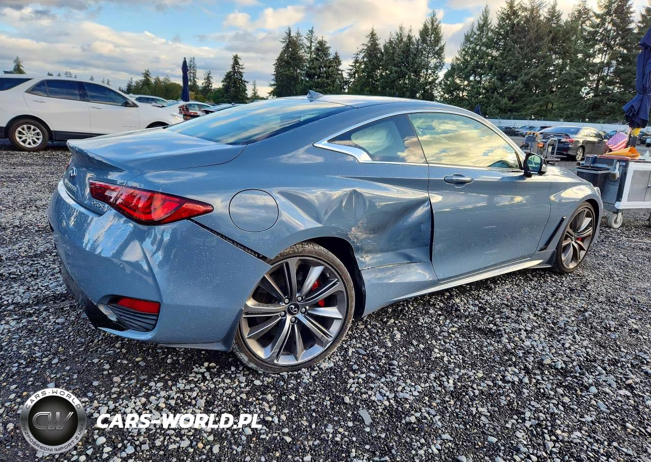 2021 Infiniti Q60 Red Sport 400 VIN:JN1FV7LL6MM560116 - 3