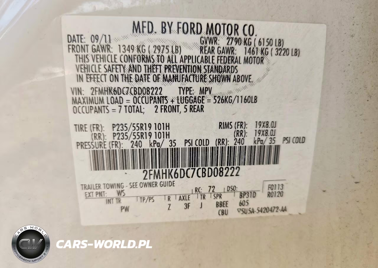 2012 Ford Flex Limited VIN:2FMHK6DC7CBD08222 - 13