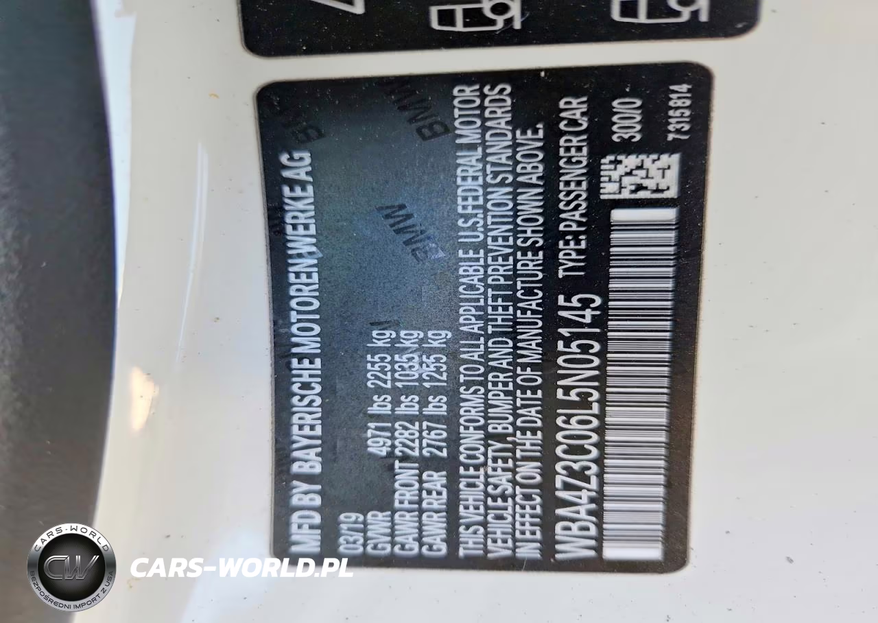 2020 BMW 430Xi VIN:WBA4Z3C06L5N05145 - 13