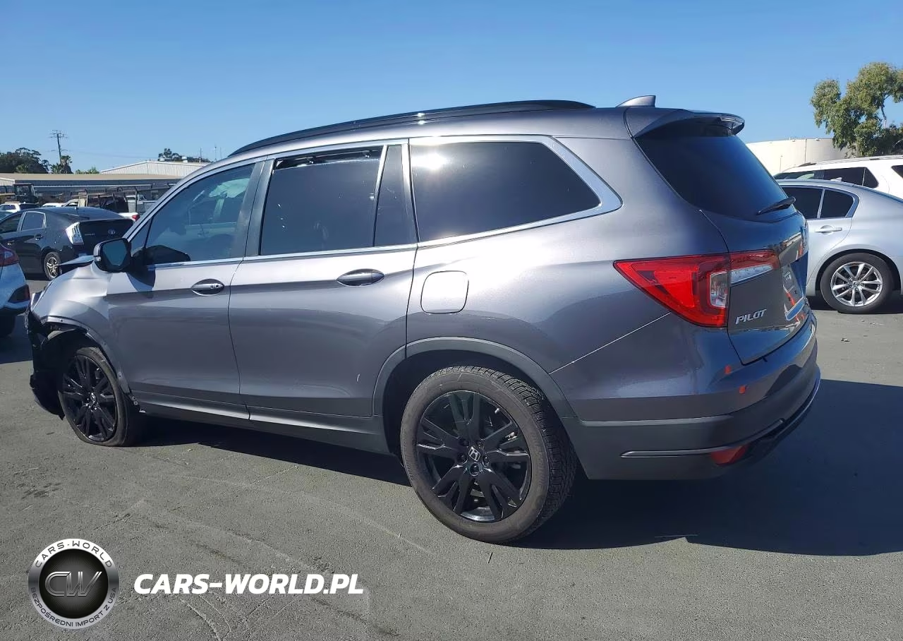 2021 Honda Pilot Se VIN:5FNYF5H22MB018284 - 2