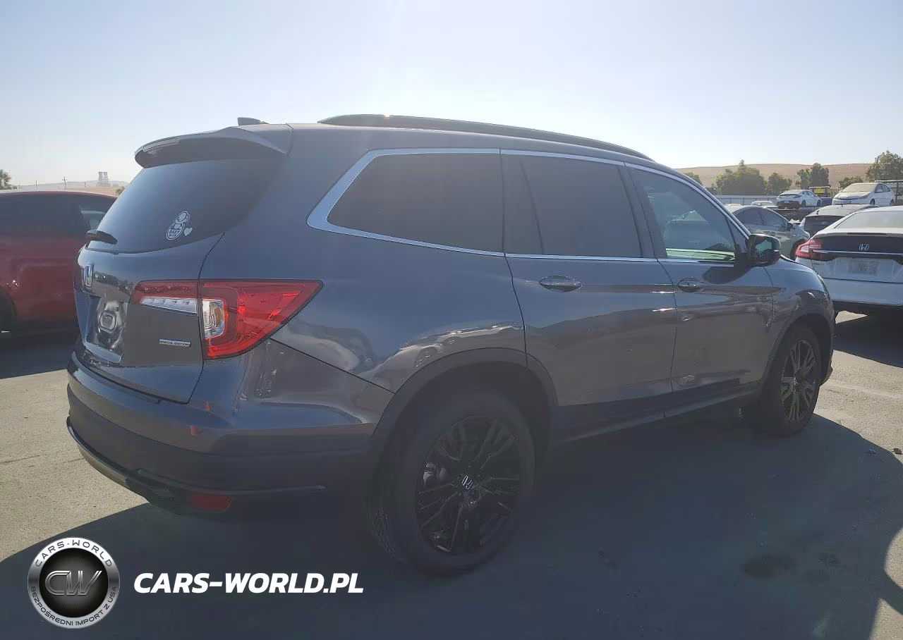 2021 Honda Pilot Se VIN:5FNYF5H22MB018284 - 3