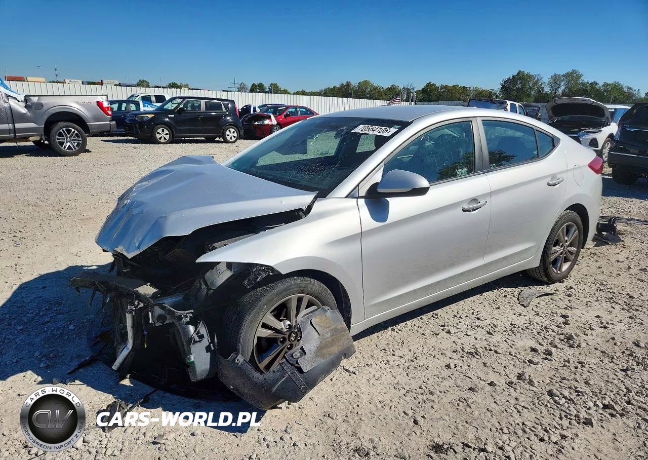 2018 Hyundai Elantra Sel VIN:5NPD84LF7JH281445 - 1