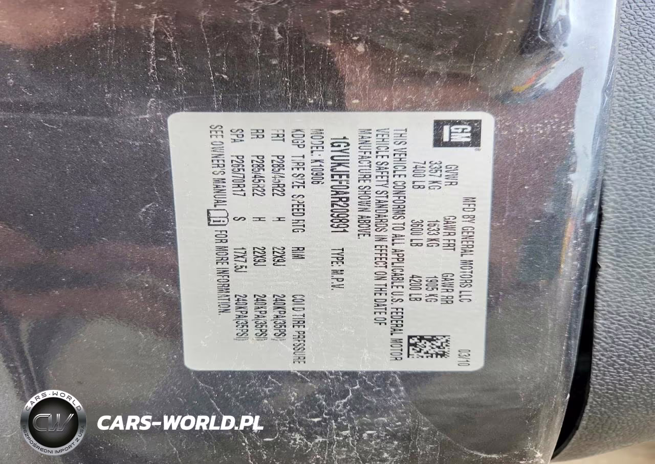 2010 Cadillac Escalade Esv Premium VIN:1GYUKJEF0AR209891 - 13