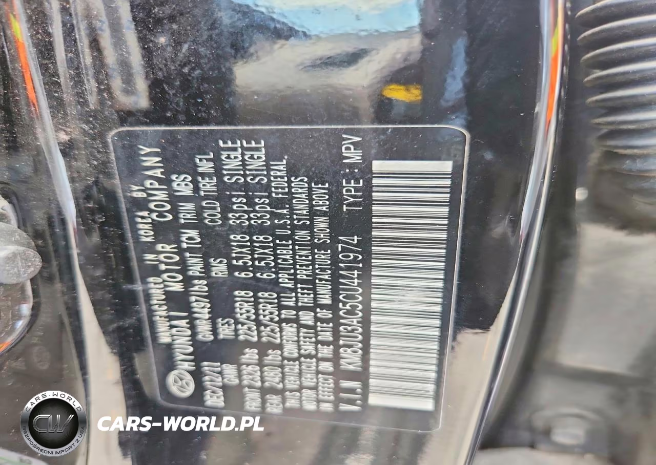 2012 Hyundai Tucson Limited VIN:KM8JU3AC5CU441974 - 13