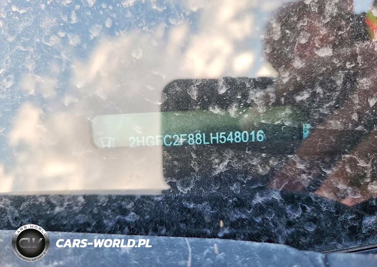 2020 Honda Civic Sport VIN:2HGFC2F88LH548016 - 12