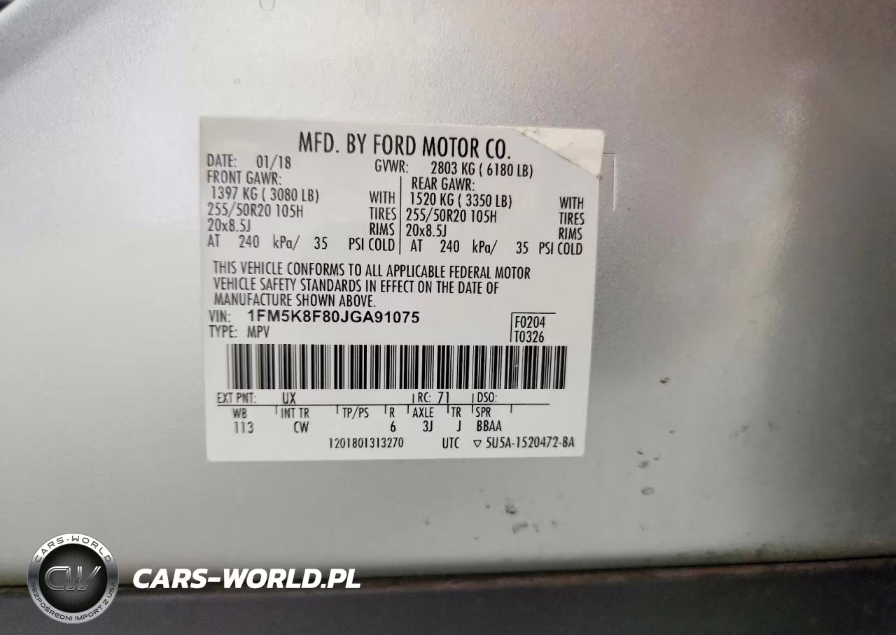 2018 Ford Explorer Limited VIN:1FM5K8F80JGA91075 - 14