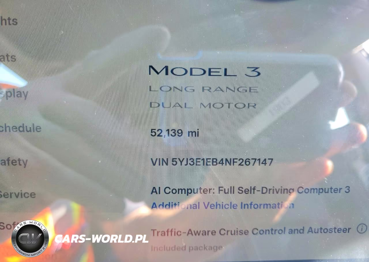2022 Tesla Model 3 VIN:5YJ3E1EB4NF267147 - 9
