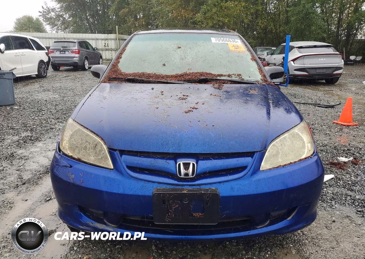 2004 Honda Civic Dx Vp VIN:2HGES16394H573425 - 5