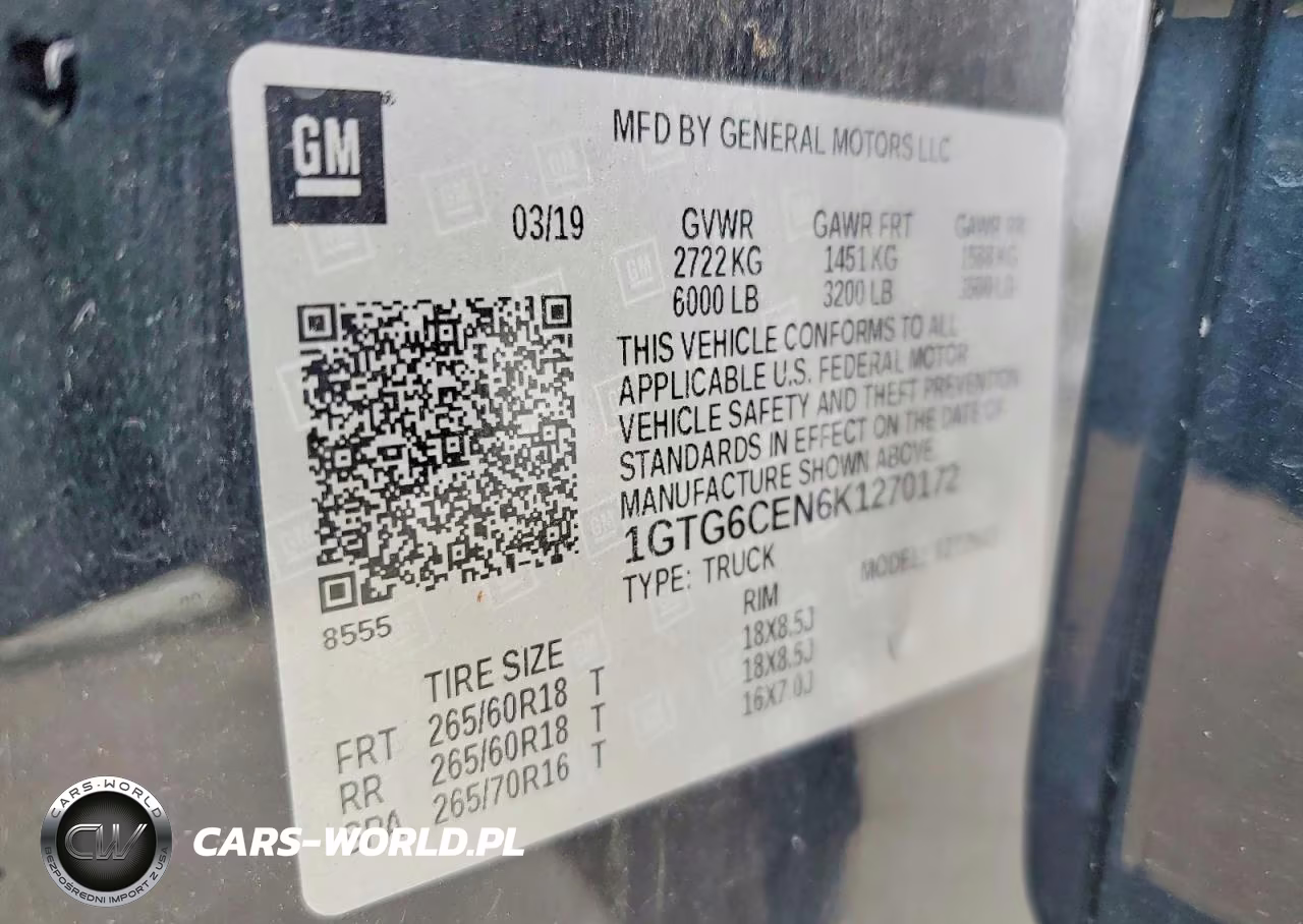 2019 GMC Canyon Sle VIN:1GTG6CEN6K1270172 - 12