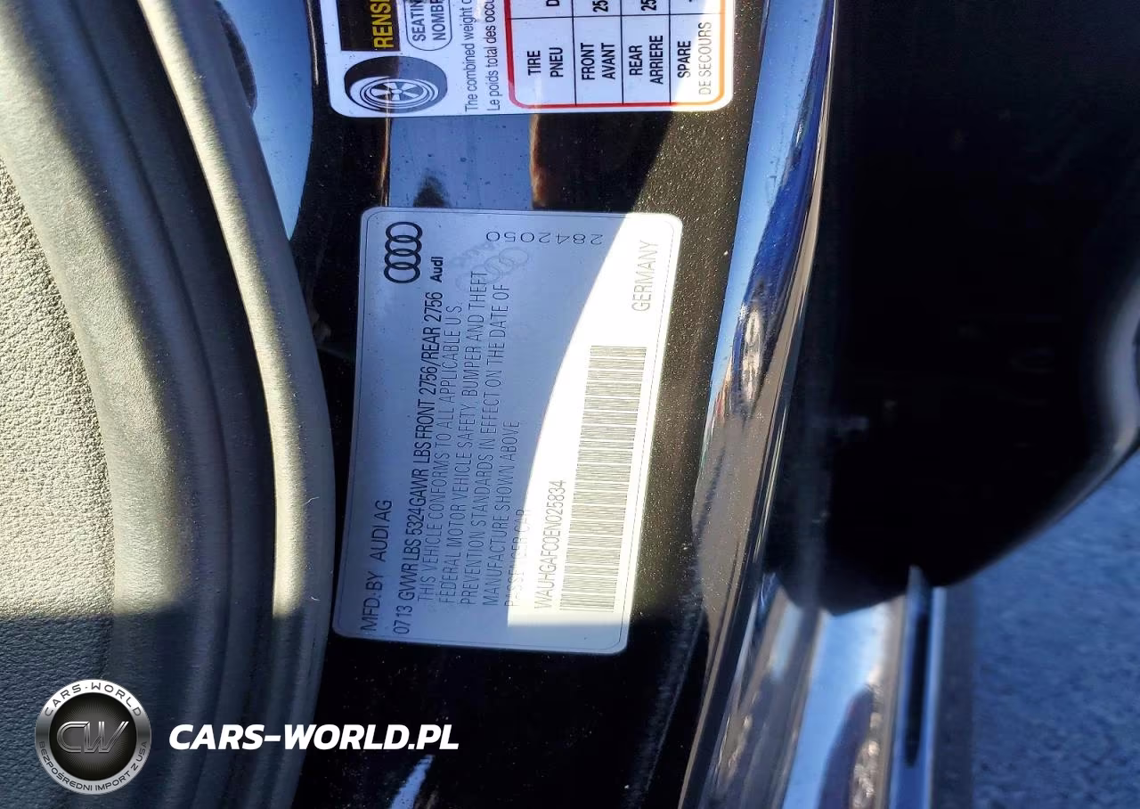 2014 Audi A6 3.0 Quattro VIN:WAUHGAFC0EN025834 - 12