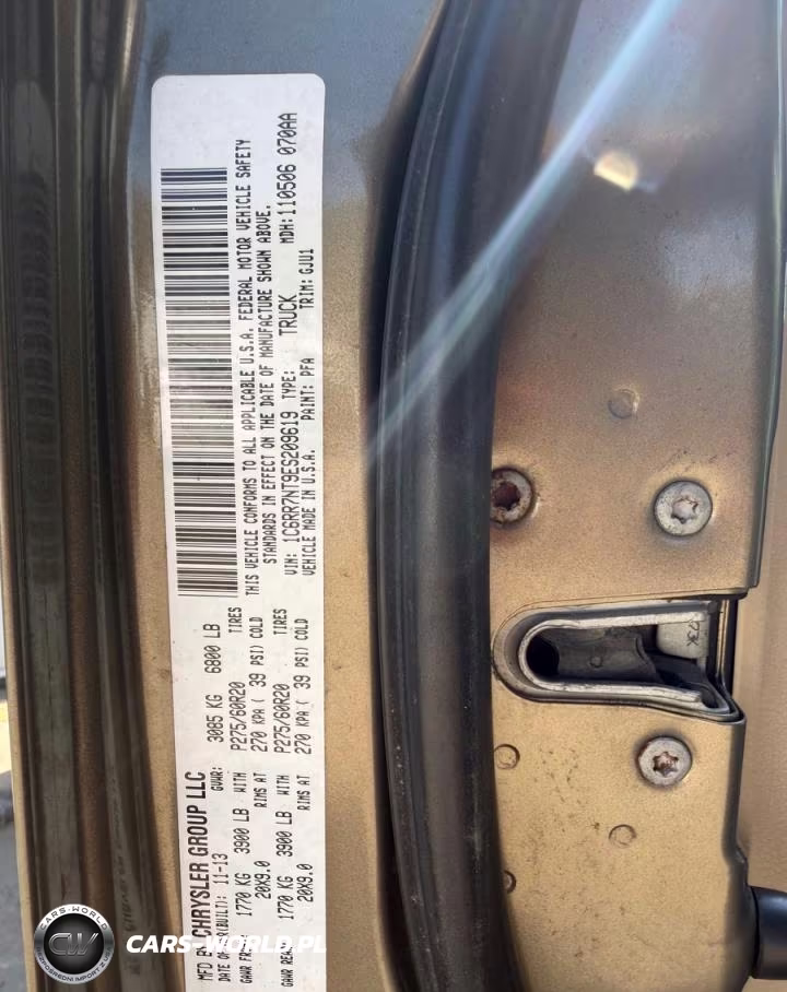 2014 Ram 1500 Laramie VIN:1C6RR7NT9ES209619 - 10