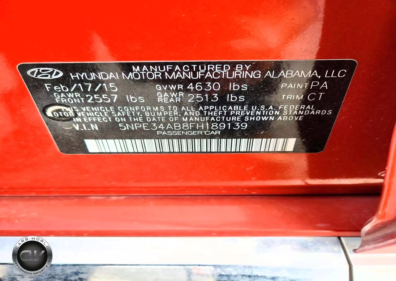 2015 Hyundai Sonata Limited 2.0T VIN:5NPE34AB8FH189139 - 13
