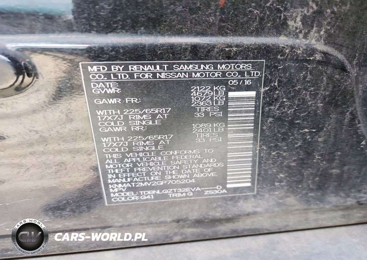 2016 Nissan Rogue Sv VIN:KNMAT2MV2GP705204 - 13