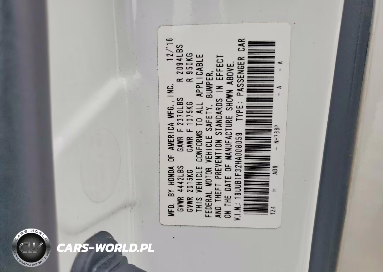 2017 Acura Tlx VIN:19UUB1F32HA008059 - 12