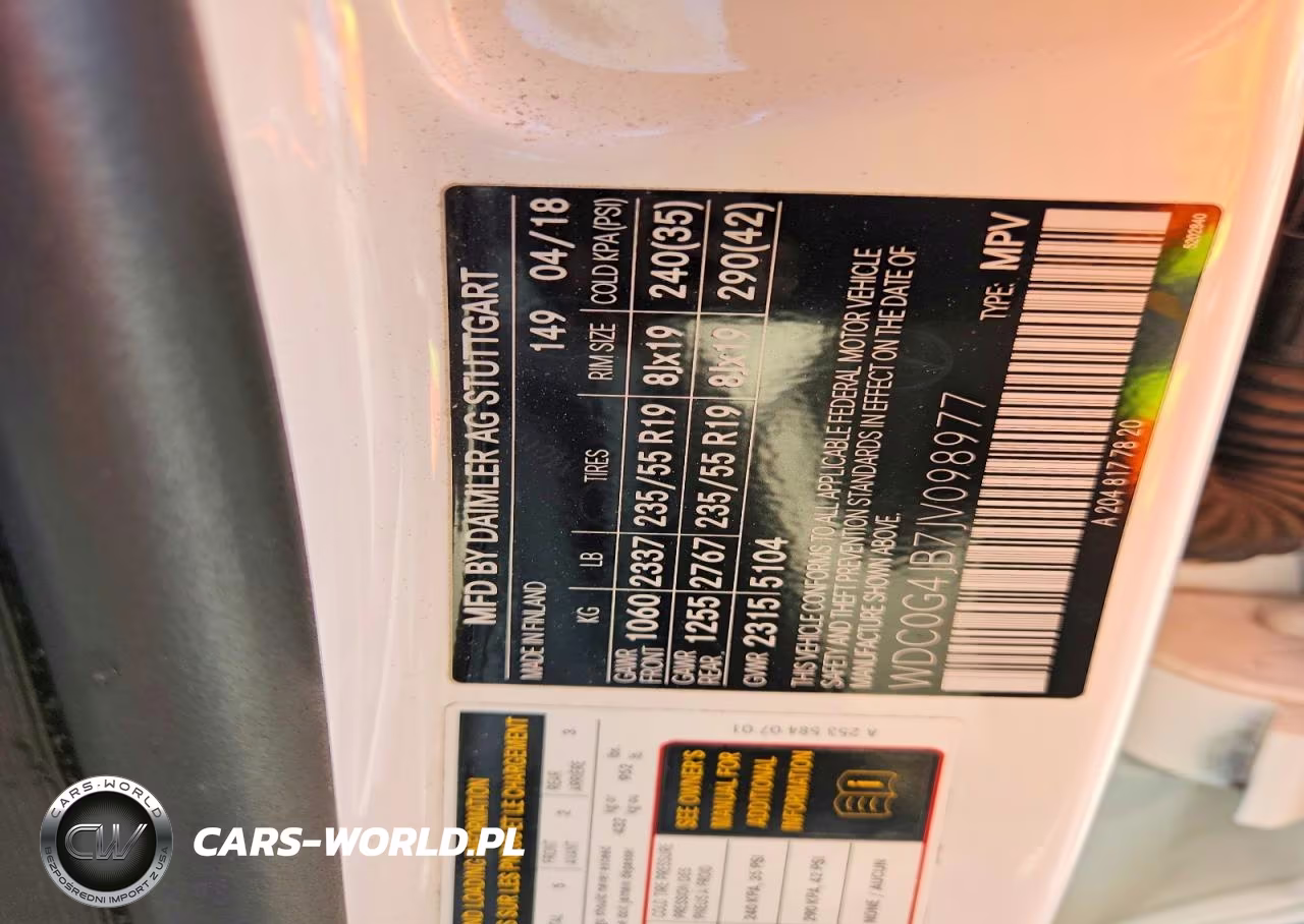 2018 Mercedes-Benz Glc 300 VIN:WDC0G4JB7JV098977 - 12