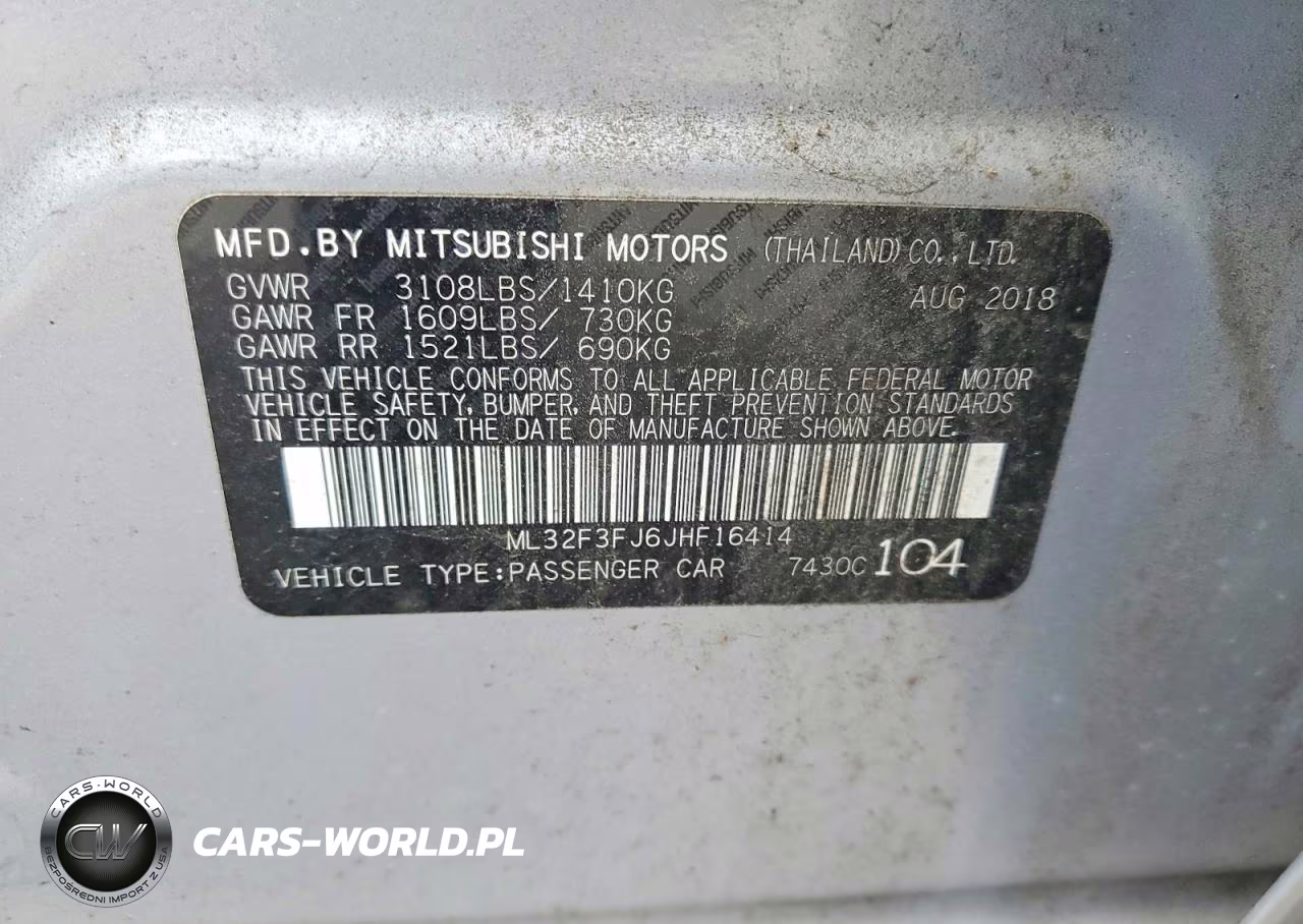 2018 Mitsubishi Mirage G4 Es VIN:ML32F3FJ6JHF16414 - 12