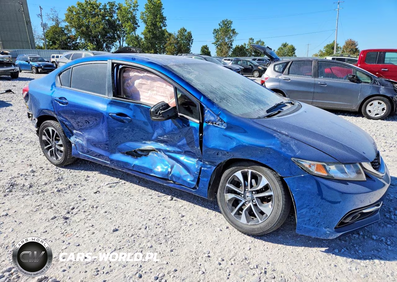 2013 Honda Civic Exl VIN:19XFB2F96DE064031 - 4