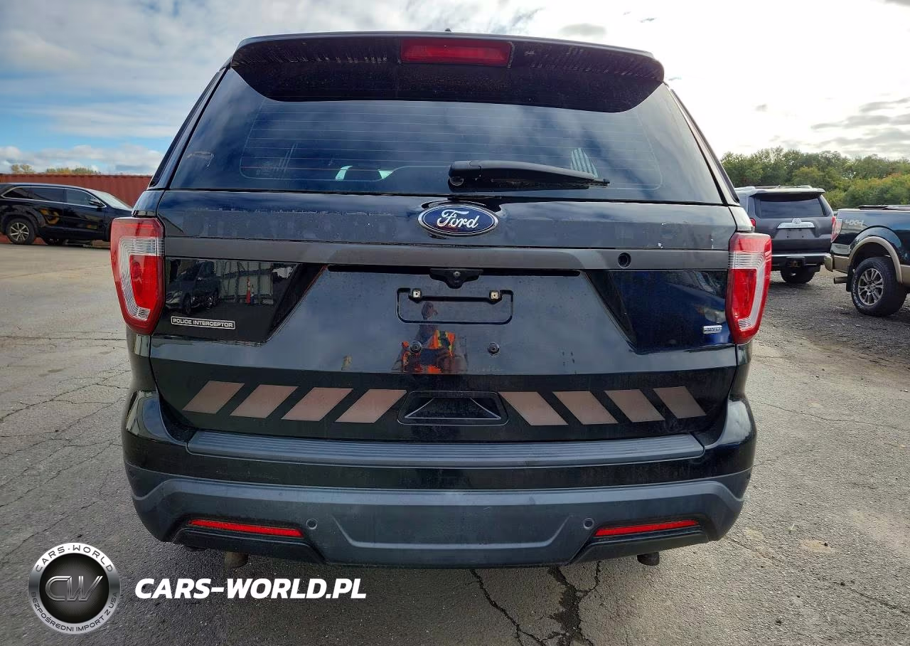 2018 Ford Explorer Police Interceptor VIN:1FM5K8AR1JGC76901 - 6